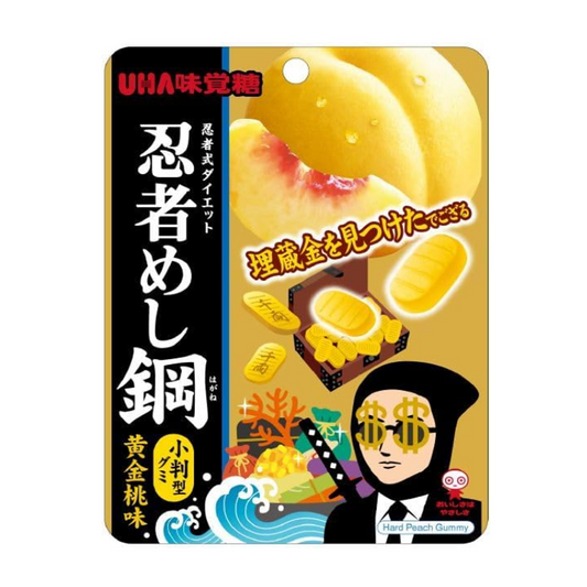 UHA Mikakuto Ninja Food Steel Golden Peach 45g